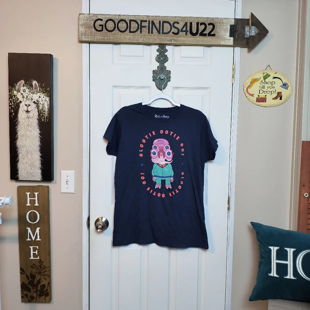 Rick and Morty Glootie Ootie Oo! Women's T-Shirt - BoxLunch Exclusive 2X - Picture 1 of 9